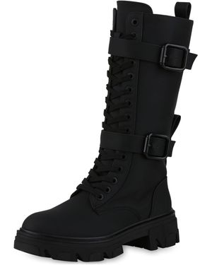 VAN HILL Schnürstiefel Ava - Schwarz