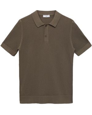 Mango Pullover Pointele - Grau