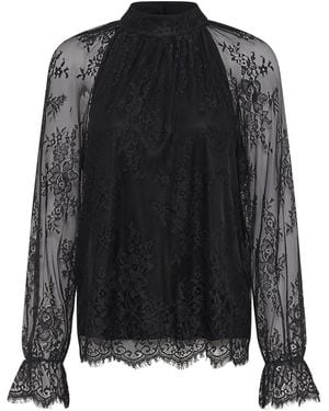 Cream Bluse Mira - Schwarz