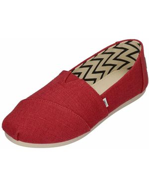 TOMS Slipper Alpargata - Rot