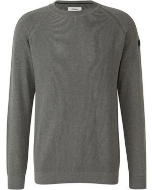 S.oliver Strickpullover - Grau