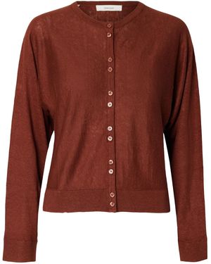 SELECTED Strickjacke - Rot