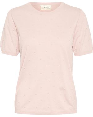 Cream Pullover 'Hanne - Pink