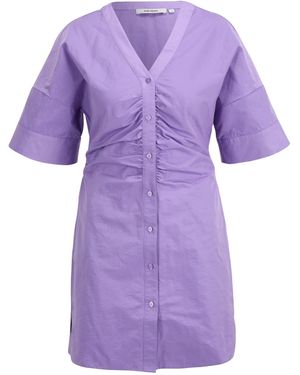 Oval Square Kleid Shot - Lila