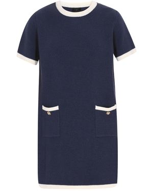 DreiMaster Klassik Kleid - Blau