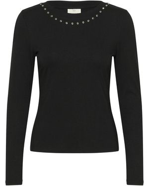 Kaffe Shirt Kamarty - Schwarz