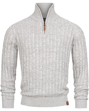 INDICODE Pullover Hector - Grau