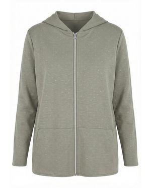 MIAMODA Sweatjacke - Grün