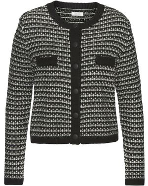 Lascana Strickjacke - Schwarz