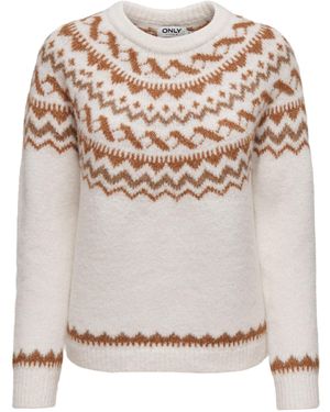 ONLY Pullover 'Onlisle' - Natur