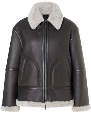 Werner Christ Lammfelljacke Selena - Schwarz