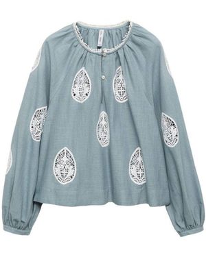 Mango Bluse 'Matilde' - Blau