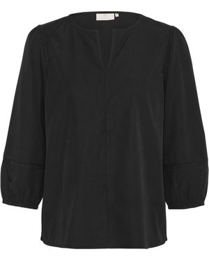Kaffe Blouse 'Lila' - Schwarz