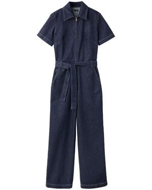 Mango Jumpsuit Milly - Blau