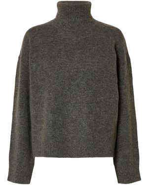 SELECTED Pullover Slflulu - Grau