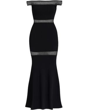 Goddiva Maxikleid - Schwarz