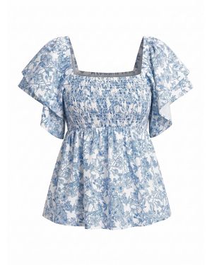CUPSHE Top - Blau
