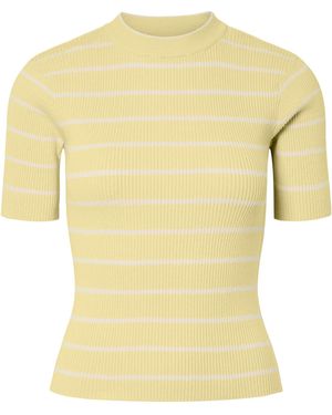 Pieces Pullover - Gelb