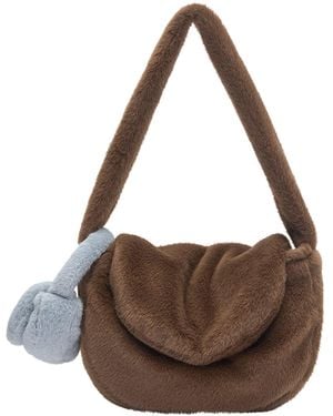 Pull&Bear Schultertasche Charm - Braun