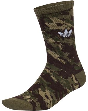 adidas Camo Crew Socken, 2Er-Pack - Grün