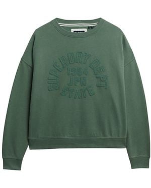 Superdry & Co Sweatshirt Athletic Essentials - Grün
