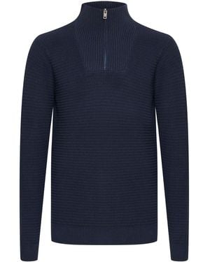 Solid Pullover Reco - Blau