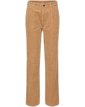Camel Active Relaxed Fit Cord Hose Aus Baumwolle - Natur