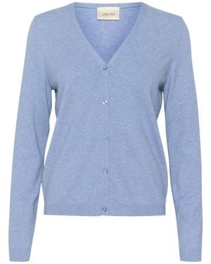 Cream Strickjacke Dela - Blau