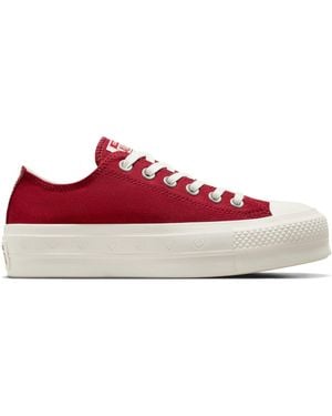 Converse Sneaker Low Chuck Taylor As Lift - Rot