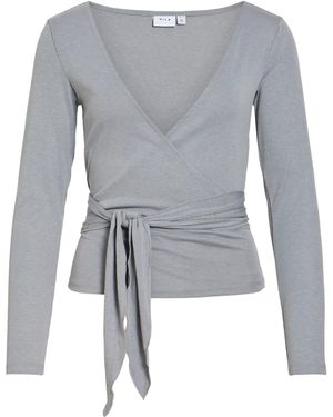 Vila Shirt Vigina - Grau