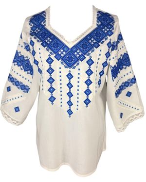 Rody’s forever Rodys Forever Trachtenbluse Damenbluse Il26/Blau Marimea Xl