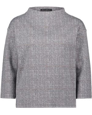 Betty Barclay Sweatshirt Mit Kragen - Grau