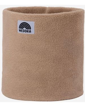 WESORA GmbH Schlauchschal Fleece Neckwarmer - Natur