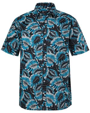 Men Plus Hemd - Blau