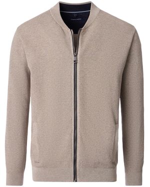 CASA MODA Strickjacke Basic - Braun