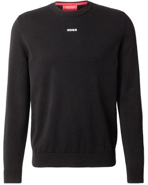 HUGO Pullover San Cassius-C2 - Schwarz