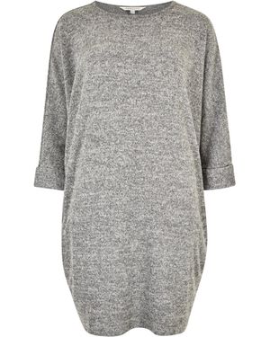 Apricot Kleid - Grau