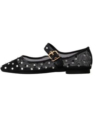 Super Mode Ballerina M&M Mira Max Ballerinas Mit Riemchen - Schwarz