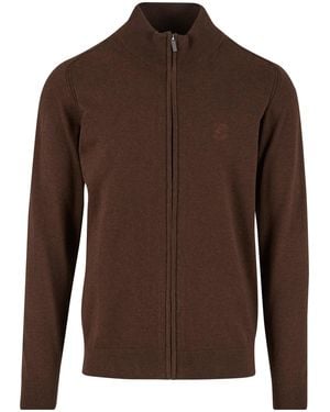 INDICODE Strickjacke Tinos - Braun