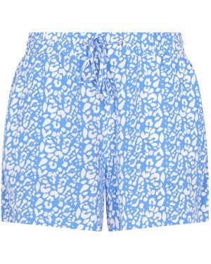 swirly Shorts - Blau