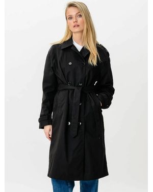 TeeShoppen Coat Linea Trenchcoat - Schwarz