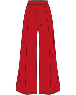 Salsa Jeans Chinohosen High Rise - Rot