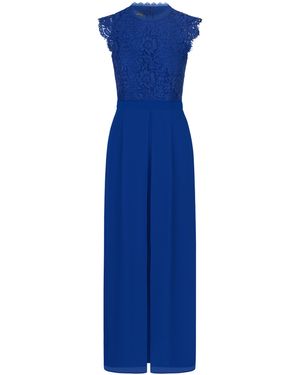 Apart Overall Mit Spitzenoberteil - Blau