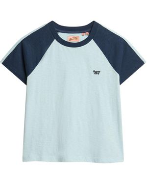 Superdry Shirt - Blau