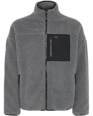 Solid Fleecejacke Walther - Grau