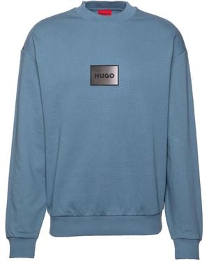 HUGO Sweatshirt Danotop - Blau