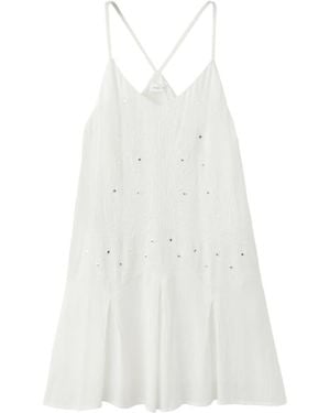 MANGO TEEN Kleid Moss - Weiß