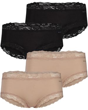 SKINY Panty Modal Lace - Schwarz