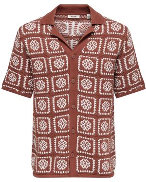 Only & Sons Pullover Onsbart - Rot