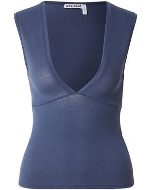 Weekday Top Pia - Blau